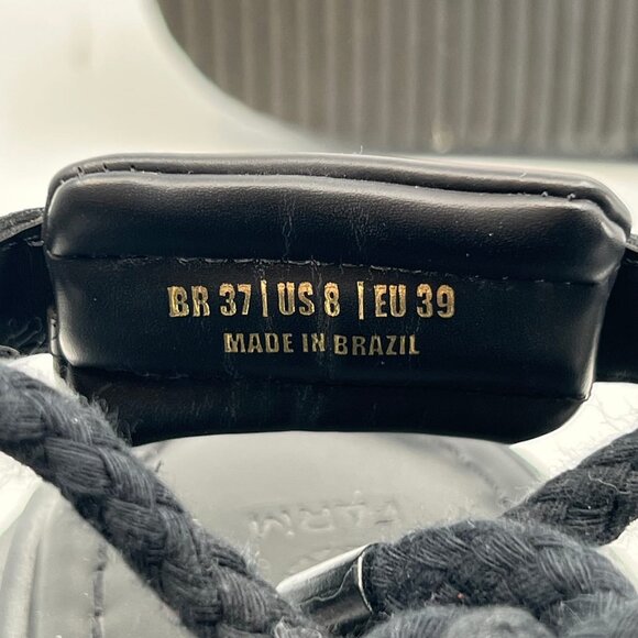 FARM Rio Black Red Platform Lace Up Sandals | Size 8 - Picture 3 of 10